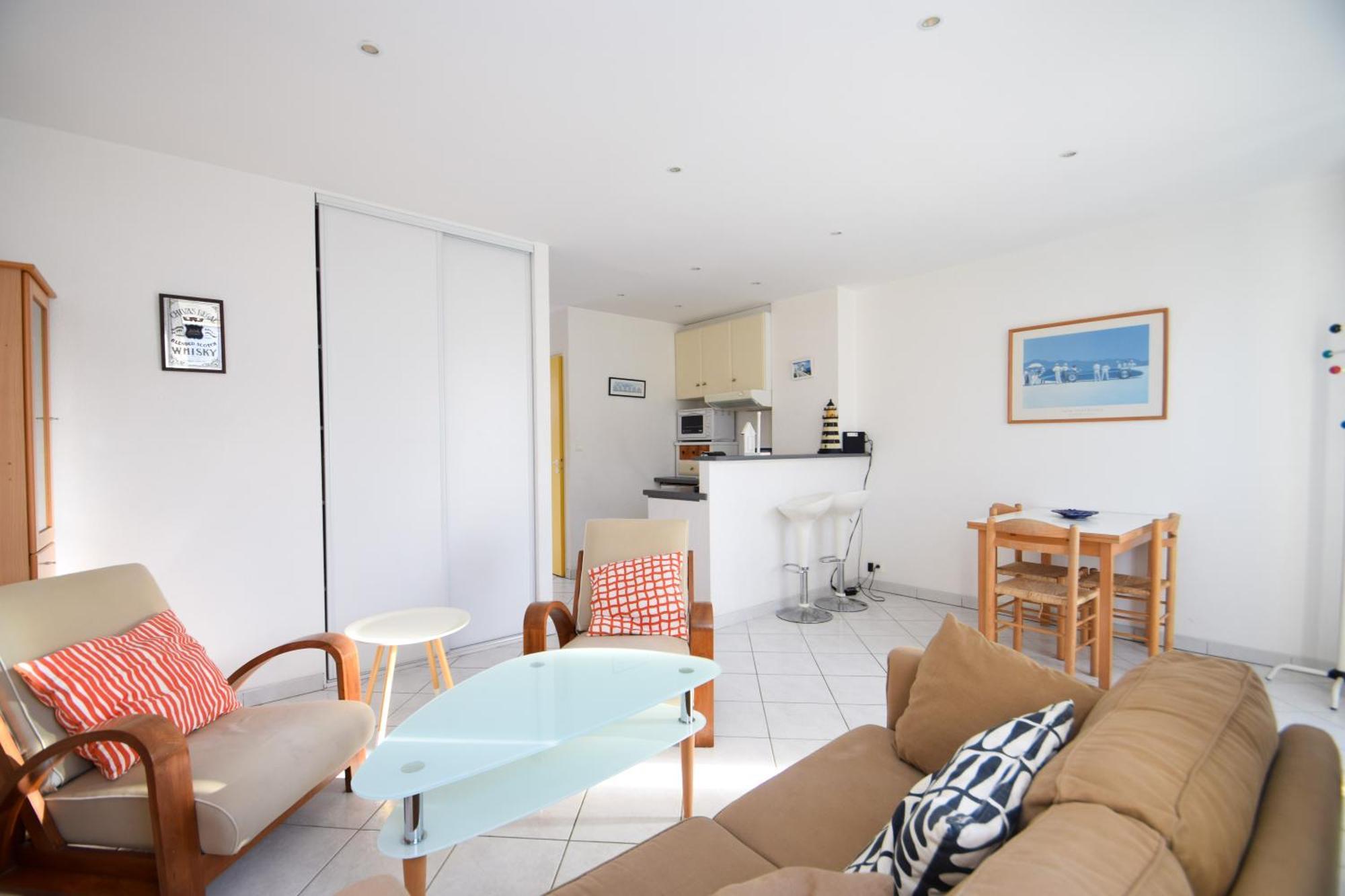 Appt 2 Pieces Confort 3 Pers Au Pied De La Plage Vacances Sans Voiture ดีนาร์ ภายนอก รูปภาพ